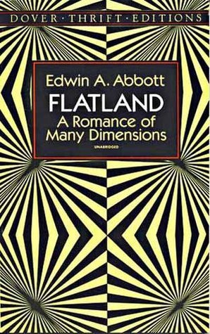 Book cover: Flatland · A sphere visits a two-dimensional world by Edwin A. Abbott